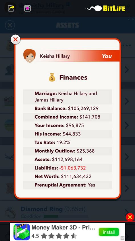 bitlife liabilities|Can anyone explain to me what the liabilities are and .